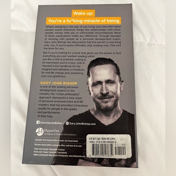 Unfuck Yourself  Get out of your head and into your life Book Gary Bishop - Picture 2 of 2